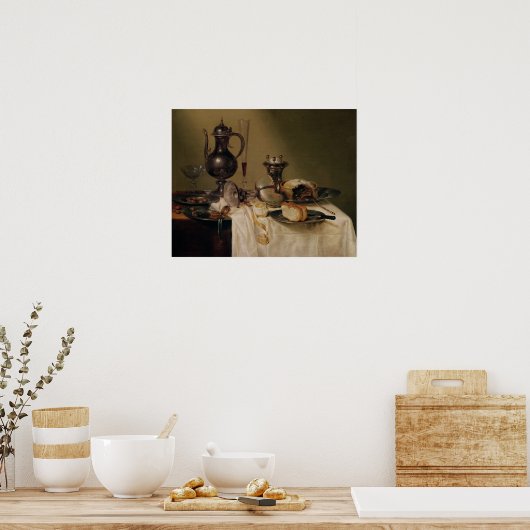 Poster Still Life, 1642 (Cuisine)