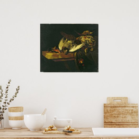Poster Still Life, 1663 (Cuisine)