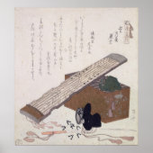 Poster Still Life avec un Koto, c.1810 (Devant)