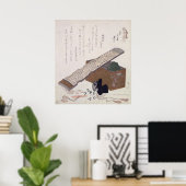 Poster Still Life avec un Koto, c.1810 (Bureau à domicile)