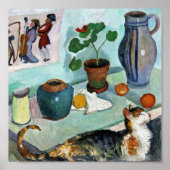 Poster Still Life Chat August Macke (Devant)