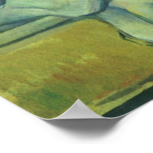 Poster Still Life, Curtain and Pitcher par Paul Cezanne (Coin)