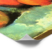 Poster Still Life, vase avec tulipes de Paul Cezanne (Coin)