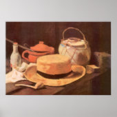 Poster Still Life w Yellow Straw Casquette par Vincent va (Devant)
