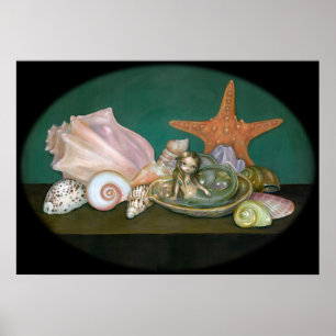 Poster Still Life with a Mermaid imaginaire Art