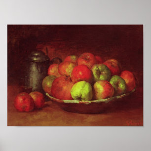 Poster Still Life with Apples and a Pomegranate