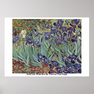 Poster Still Life With Iris By Vincent Van Gogh