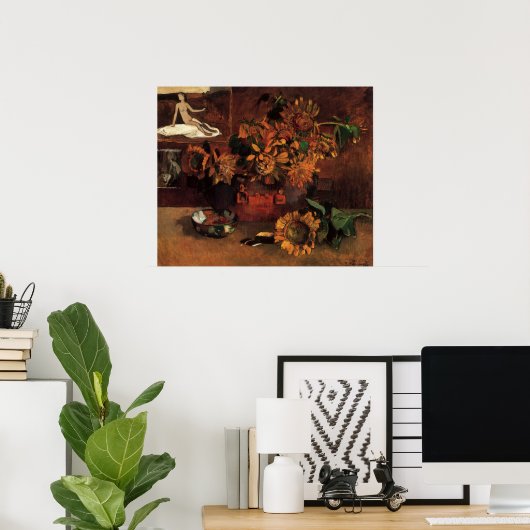 Poster Still Life with L'Esperance (Espoir) par Paul Gaug (Bureau à domicile)