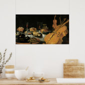 Poster Still Life with Musical Instruments, 1623 (Cuisine)
