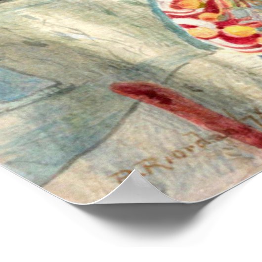 Poster Still Life with Tea Cup par Samuel Colman (Coin)