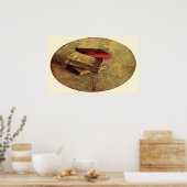 Poster Still Life with Three Books par Vincent van Gogh (Cuisine)