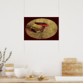 Poster Still Life with Three Books par Vincent van Gogh (Cuisine)
