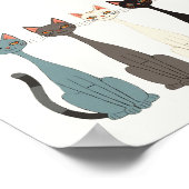 Poster Still Tired Cats Cat Mom Lover - Funny Graphic Art (Coin)