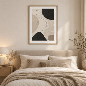 Poster Still Trace | Minimal Abstract Plaster Art Print