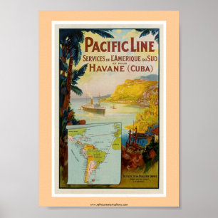 Poster Stille-Oceaanlijn
