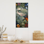 Poster Stilleven I : Slak en Schedel ART IMPRIMER la vie  (Cuisine)