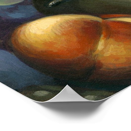 Poster Stilleven I : Slak en Schedel ART IMPRIMER la vie  (Coin)