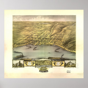 Poster Stillwater, Minnesota (1870)