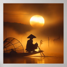 Poster Stilte op de wateren van Vietnam