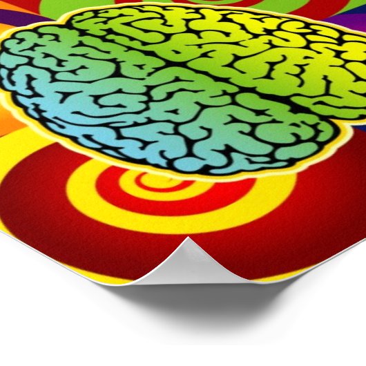 Poster Stimuler mon cerveau (Coin)