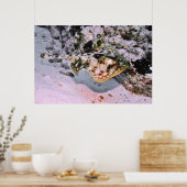 Poster Stingray jaune sur le Go (Cuisine)