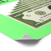 Poster stock de rue wall, investisseur de marché (Coin)