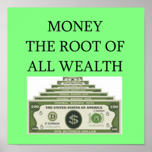 Poster stock de rue wall, investisseur de marché