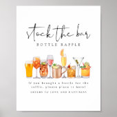 Poster Stock Le Bar Couples Douche Bouteille Raffle Signa (Devant)