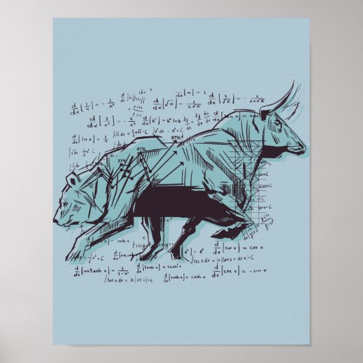 Poster Stock Market Analysis Finance (Devant)