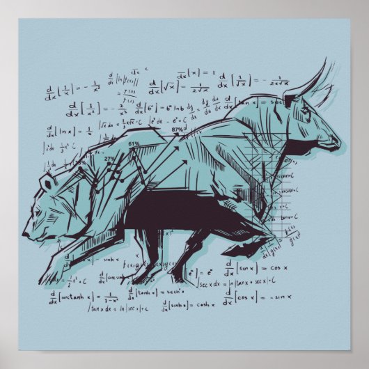 Poster Stock Market Analysis Finance (Devant)