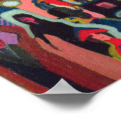 Poster Stockage dans la pluie | Ernst Ludwig Kirchner (Coin)