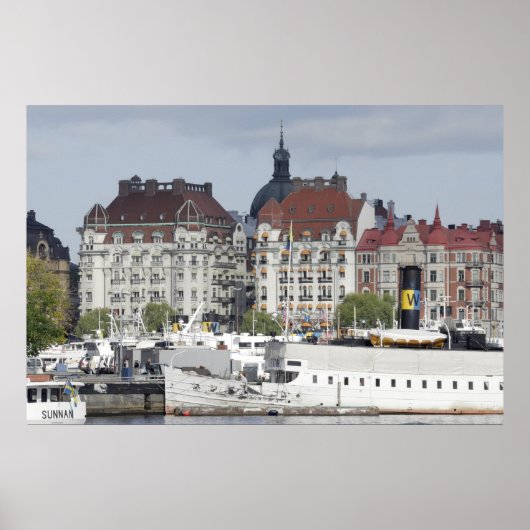 Poster Stockholm (Devant)
