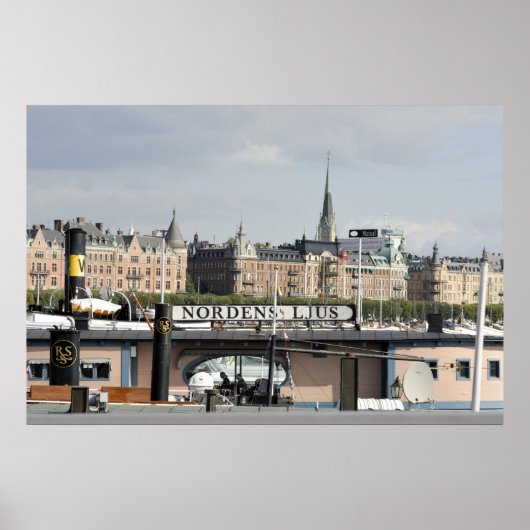 Poster Stockholm (Devant)