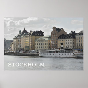 Poster Stockholm Quay
