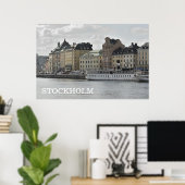 Poster Stockholm Quay (Bureau à domicile)