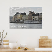 Poster Stockholm Quay (Cuisine)