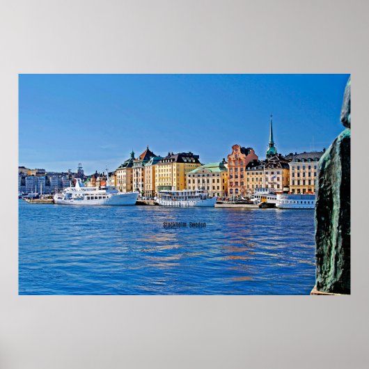 Poster Stockholm, Suède (Devant)