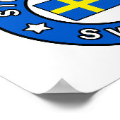 Poster Stockholm Suède (Coin)