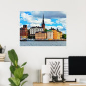 Poster Stockholm, Suède (Bureau à domicile)