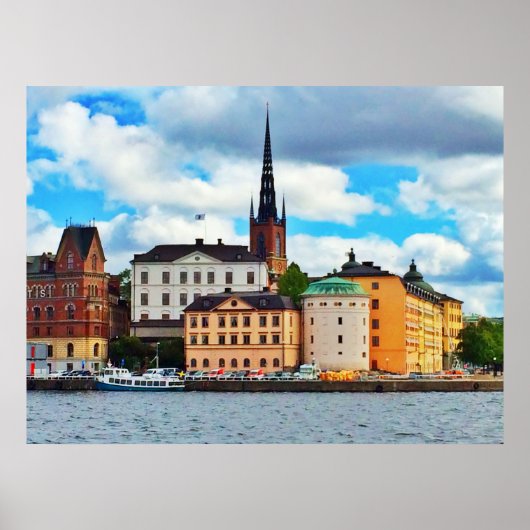 Poster Stockholm, Suède (Devant)