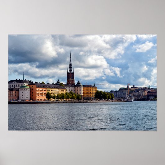 Poster Stockholm Suède vue (Devant)