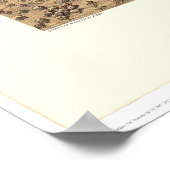 Poster Stockton, CA Carte panoramique 1870 (1667A) - Rest (Coin)