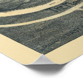 Poster Stockton, CA Carte panoramique - 1895 (Coin)