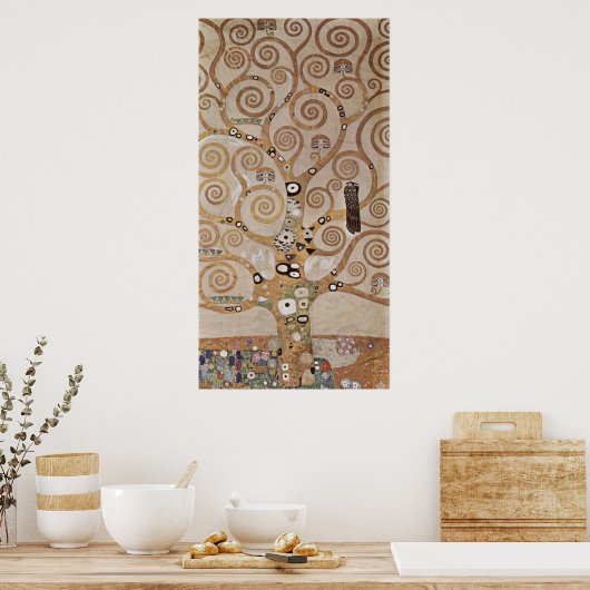 Poster Stoclet Fries Arbre De Vie (Cuisine)