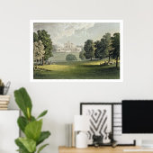 Poster Stoke Park, du "Repository of Arts" d'Ackermann, (Bureau à domicile)