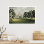 Poster Stoke Park, du "Repository of Arts" d'Ackermann, (Cuisine)