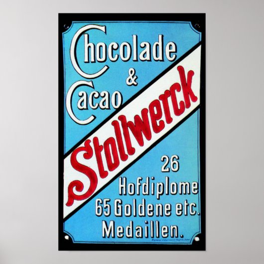 Poster Stollwerck - Chocolat - Chocolat - Schockolade (Devant)