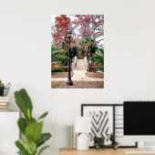 Poster Stone Bridge City Park Nouvelle-Orléans (Bureau à domicile)