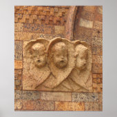 Poster Stone Citizens trois nourrissons en granit (Devant)