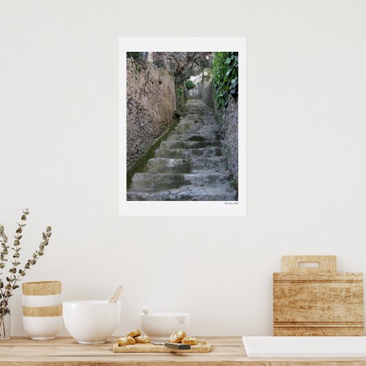 Poster Stone Steps (Cuisine)